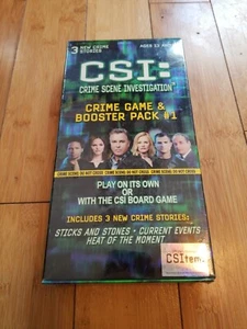 CSI Crime Spiel und Booster Pack 1 Brandneu eingeschweißt Kostenloser Versand 2L - Bild 1 von 2