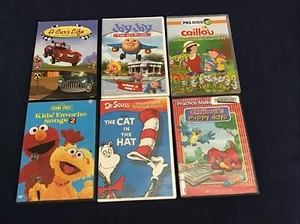 Children’s DVD Lot (Sesame Street, Cat In The Hat, Clifford, Etc.) - Picture 1 of 8