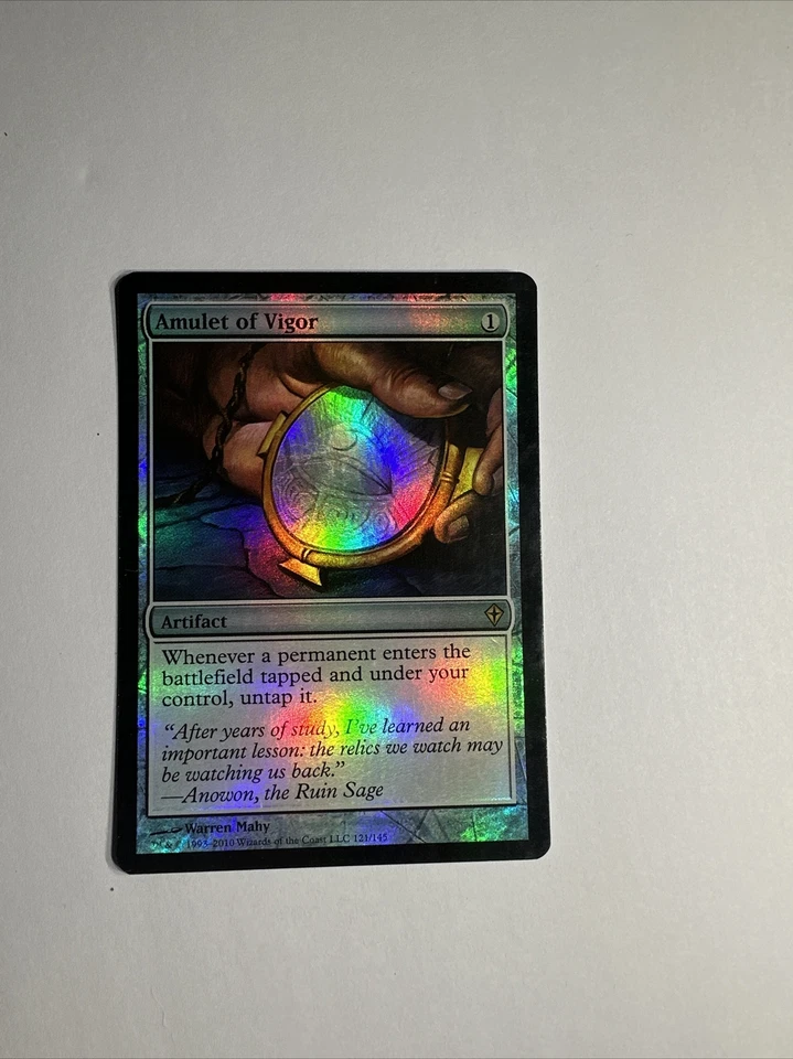Amulet of Vigor FOIL Worldwake PLD Artifact Rare MTG CARD (ID# 401480) ABUGames - Image 1 of 1