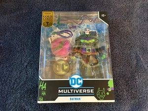 Mcfarlane DC Multiverse White Knight Jokerized Batman Gold Label  Brand New - Picture 1 of 6