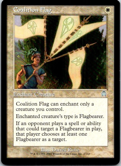 Coalition Flag Magic The Gathering Apocalypse Near Mint - Image 1 of 1