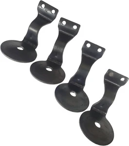 Stair and Handrail, Steel Wall Brackets (Flat) - Set of 4 - Picture 1 of 3