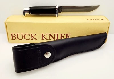 Buck USA Made 105 PATHFINDER 9-1/4" Fixed Blade Knife MINT IN BOX VERY NICE!!!! - Image 1 of 4