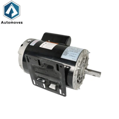 5HP ODP Compressor Duty Electric Motor 1Phase 3450RPM 56HZ Frame 7/8" Shaft 230V - Image 1 of 4