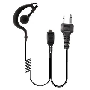 ICOM Radio 2 Pin Forma de G Suave Gancho Auriculares con Micrófono PTT de Alta Calidad - Imagen 1 de 1
