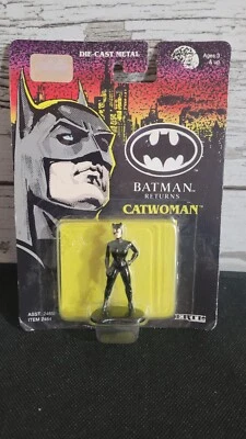 Figura Catwoman de metal fundido a presión Batman Returns 1992 de colección - por ERTL - ¡NUEVA EN PAQUETE! Foto 1 de 2