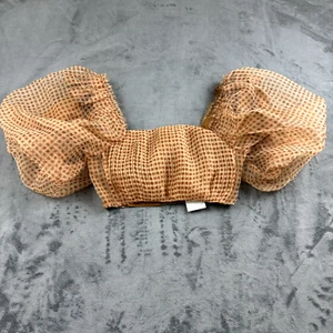 Sofie The Label Crop Top Womens Size S Puff Sleeve Square Neck Boho Cottage NEW - Picture 1 of 9