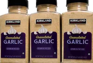3 PACK Kirkland Signature Granulated Garlic Powder Seasoning Spice 18 OZ (510g) - Picture 1 of 5