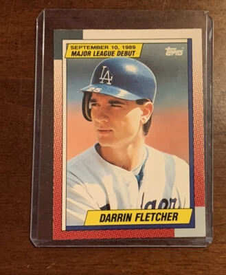 1990 Topps Debut '89 #38 Darrin Fletcher - Image 1 of 2