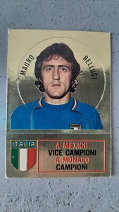 1973/74 BELLUGI FOOTBALLER SANDWICH MEDALLION NO. 312!!