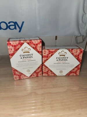 Twin Pack- Nubian Heritage  Coconut & Papaya Soap /  Shea Butter - 5oz Bars  - Image 1 of 4