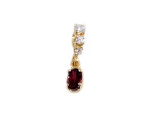 19thC Antique ¾ct Perfect Siam Ruby+14kt Gold Pendant Medieval Enemy Peace Maker - Picture 1 of 11
