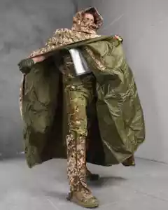 Poncho Anti Termal Imager Pixel Impermeable Cubiertas Toldo! - Imagen 1 de 7