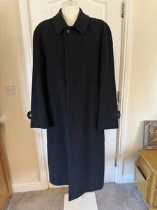 M&S Italian Men’s 3/4 Length Wool Over Coat Size XL Chest 46” - Picture 1 of 8