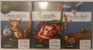 All About Reading Book Set Run Bug Run Cobweb the Cat The Runt Pig 3 set - Picture 1 of 1