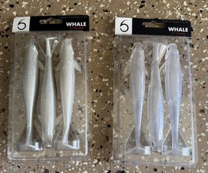6th Sense Whale Swimbait 6" Assorted White 3-Pack - 2 packs - one price! - Picture 1 of 1