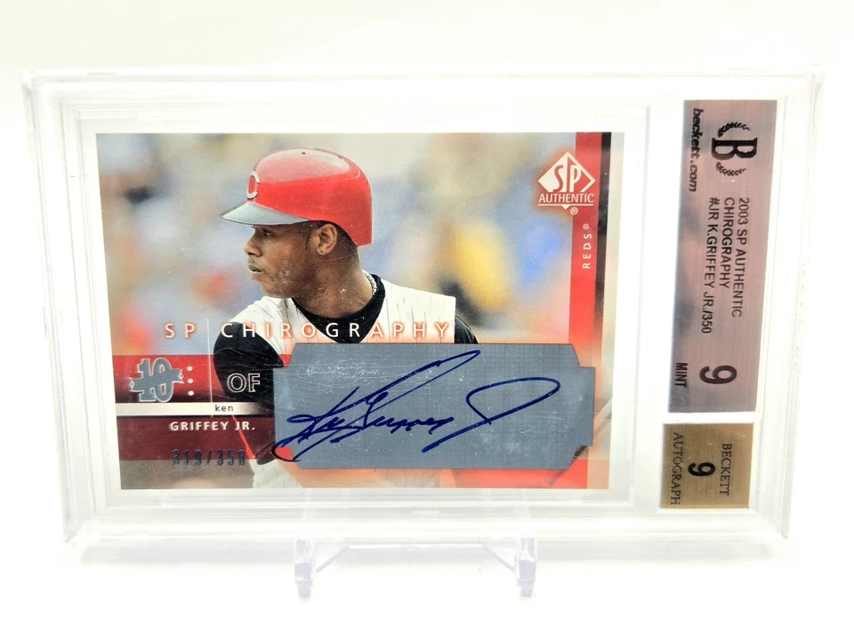 2003 SP Authentic Ken Griffey Jr Auto /350 BGS 9 - Image 1 of 1