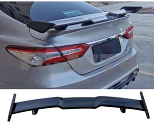 For 2018--2025 Toyota Camry TRD Style Black Rear Tail Trunk Spoiler Wing Lip - Picture 1 of 4