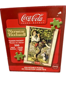 2004 Coca-Cola 500 Piece Puzzle “Barefoot Boy Rockwell Sealed “Oaken Bucket” - Picture 1 of 3