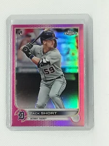 Zack Short 2022 Topps Chrome Baseball - Pink #86 RC - Detroit Tigers - Bild 1 von 2