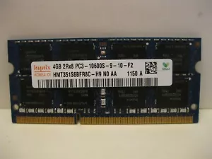*NICE* Major Brand 4GB DDR3 2RX8 PC3 10600S 1333Mhz Laptop Memory Ram For Dell - Picture 1 of 1