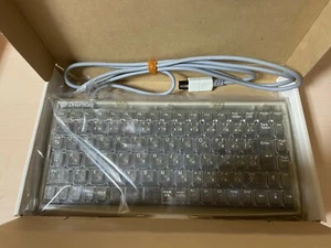 SEGA Dreamcast Keyboard HKT-4000 Clear Skeleton type in Box NEW Japanese - Picture 1 of 8