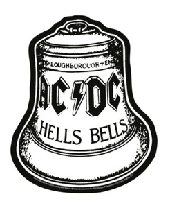 AC/DC Aufkleber Hells Bells Sticker Hardrock Metal Heavy Angus ca. 11x9 cm - Bild 1 von 3