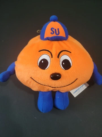 Otto the Orange Syracuse Orangemen Vintage Animal Mascot Campus Stuffs Plush Cover