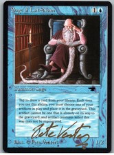 Sage of Lat-Nam | MtG Magic Antiquities | ENG | Pete Venters Signed Old Gold Sig