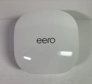 Router de malla EERO WIFI J010001 doble banda 2,4 GHz y 5 GHz 1500 pies cuadrados de cobertura - Imagen 1 de 9