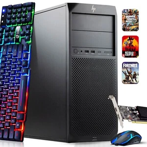 PC para juegos HP Z2 MT Intel i5 8500 64 GB SSD 2 TB HDD NVIDIA gráficos Windows 11 - Imagen 1 de 9