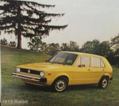 1975 Volkswagen Scirocco продажи брошюра и кролик информационный бюллетень - Изображение 1 из 3