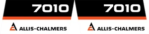 Allis Chalmers 7010 Motorhaubenaufkleber Set - Bild 1 von 1