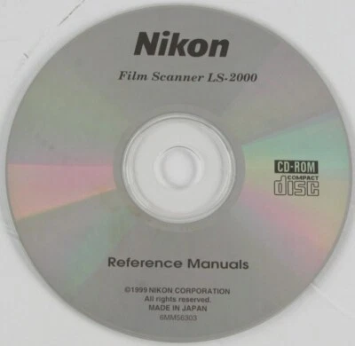 Vintage 1999 Nikon Film Scanner Software Disc LS-2000 - Image 1 of 2