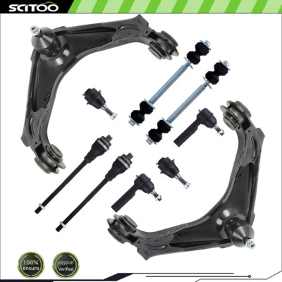 Se adapta a 01-10 Chevrolet Silverado 2500 HD 10x Kit de barra estabilizadora de brazo de control de rótula Foto 1 de 4