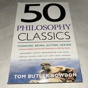 50 Philosophie-Klassiker: Denken, Sein, Handeln Sehen - Butler-Bowdon, Tom - Bild 1 von 13