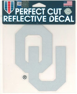 OU Sooners - Calcomanía Reflectante - Licencia Oficial - Tamaño 6 pulgadas - Imagen 1 de 1