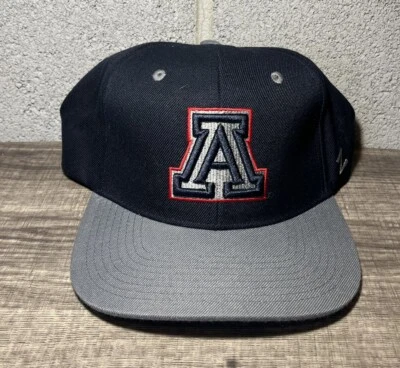 Gorra para hombre Zephyr NCAA Universidad de Arizona Wildcats bordada con cierre a presión OSFM Foto 1 de 4