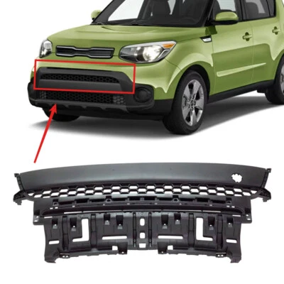 Front Upper Grille Textured Black For 2017-2019 Kia Soul Bumper Grill 86561B2500 Foto 1 de 4