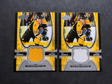 2005-06 UPPER DECK POWER PLAY GLEN MURRAY LOT (2) THE SPECIALISTS JERSEY #TS-GM