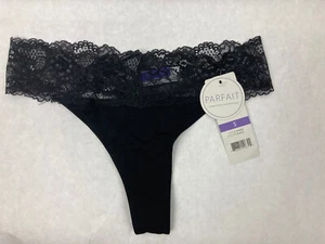Parfait Black Underwear Thong Style PP403 Polymide Spandex Size Small - Picture 1 of 3