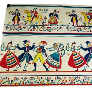 Vintage Brownie's Blockprints Festive Nordic Wall Craft Paper Roll 58 in x 20 in - Picture 1 of 5