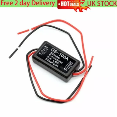 12V-24V Flash Strobe Controller Flasher Module For Car LED Brake Stop Light Lamp - Image 1 of 4