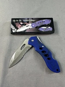 SAR Frost Cutlery Tactical Folding Pocket Knife USA Survival - New K5 - Picture 1 of 18