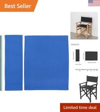 Director Chair Canvas Replacement Cover - Blue - 2 Pack - Sturdy & Durable