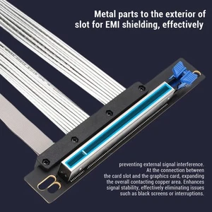GPU Riser Cable PCIE 5.0 Riser Cable Elastyczny wydajny rozpraszanie ciepła do komputera - Zdjęcie 1 z 24