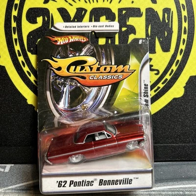Hot Wheels Custom Classics (2006) Red '62 Pontiac Bonneville Toy Car 4/9 - - Image 1 of 4