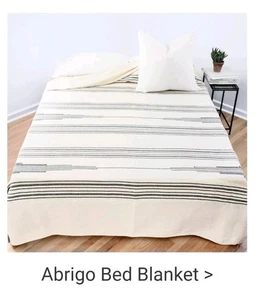 The Citizenry 2018 Abrigo Brazilian Cotton Queen 88x94 Blanket Coverlet Bohemian - Picture 1 of 3