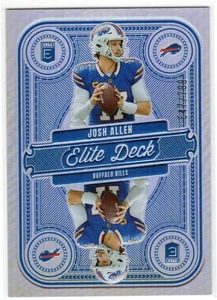 2025 Panini Donrus Elite Josh Allen #10 Blue Prizm /799 SP Buffalo Bills - Picture 1 of 2