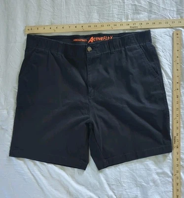Shorts Architect Active Flex Deck Masculino 40 Preto Frente Plana Chino Mistura de Algodão - Imagem 1 de 4